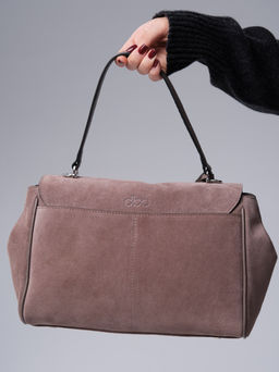 Замшевая сумка Nadi DBR 31356 капучино  фото 10