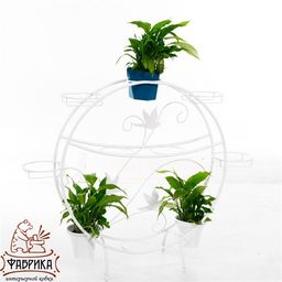 Цветочница на подоконник 41-908W на 10 растений - Фабрика интерьерной ковки фото 4