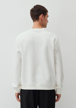 Beyaz Sweatshirt - Mavi фото 5