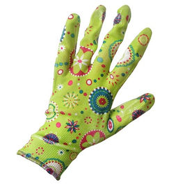 Перчатки Облит.лад.нейлон. 12 пар. "Плотный облив" цветочный, арт. 0283цв (ЦЕНА ЗА ПАРУ)