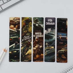 Картонные закладки 5 штук в наборе Только вперед - Artfox фото 3