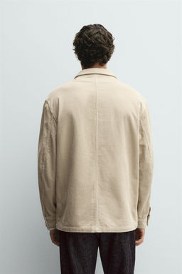 CORDUROY POCKET JACKET - Zara фото 3