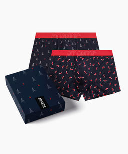 ATLANTIC 2GMH-027 Трусы шорты Socks - набор 2 шт. темно-синий