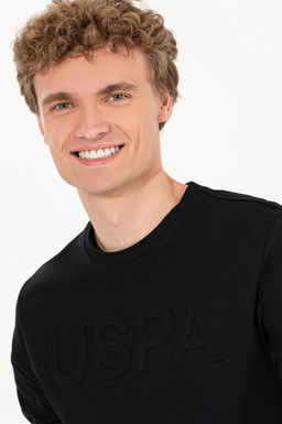 Мужской черный базовый свитшот Неожиданная скидка в корзине - U.s. polo assn фото 4