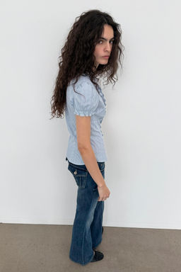 TRF BOOTCUT LOW-RISE JEANS - Zara фото 8