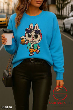 Кофта женская с рисунком - Bruno фото 5