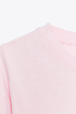 SLOGAN RIPPED COTTON T-SHIRT - Zara фото 10