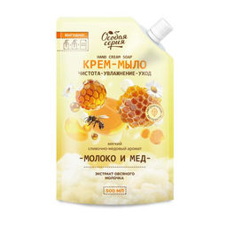 О.СЕРИЯ жидк.мыло-крем 500мл дой-пак "Молоко и мед"