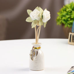 Набор подарочный с диффузором Ваза с цветком жасмин, Богатство Аромата фото 6