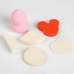 Набор спонжей для макияжа, увеличиваются при намокании, 6 шт, АССОРТИ, цвет МИКС - Queen fair фото 12