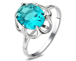 Кольцо, параиба кварц, СПН02601