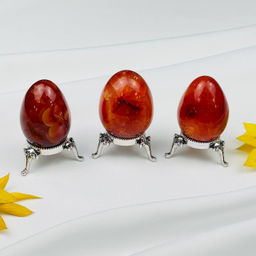 Яйцо из Сердолика на подставке