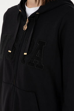 Женский черный свитшот Неожиданная скидка в корзине - U.s. polo assn фото 14