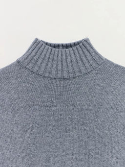 Свитер с высоким горлом с добавлением шерсти / Zarina