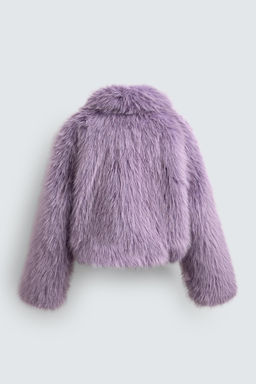 FAUX FUR JACKET HARRY LAMBERT FOR ZARA X DISNEY  фото 2