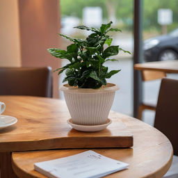 Горшок для цветов пластмассовый "Гамма плюс" 2,0л, д19см, h14,1см, пудра (Россия)