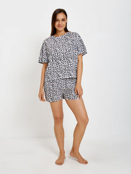 31200510020 Футболка жен. Romola синий принт - Infinity Lingerie фото 2