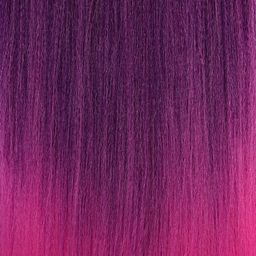SIM-BRAIDS Канекалон трёхцветный, гофрированный, 65 см, 90 гр, цвет русый/фиолетовый/розовый(#FR-36) - Queen fair фото 2