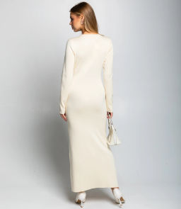 Платье #КТ25114, кремовый