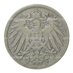Монета 10 пфеннигов 1896 года D Германия