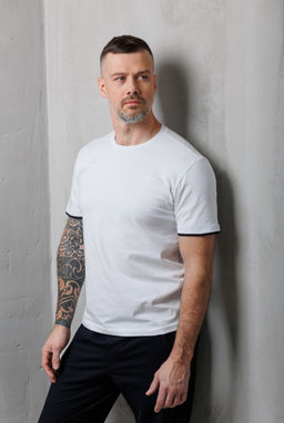 92% хлопок, 8% лайкра спортивная футболка - Relay фото 3