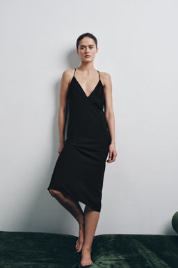 VESTIDO FORRO TIRANTES MULTIPOSICI?N / Negro - Zara фото 8