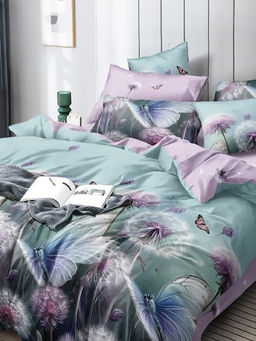 Постельное белье поплин эксклюзив - Природные мотивы Семейный (нав.70х70)