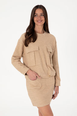 Kad_n Kum Sweatshirt Sepette S_rpriz _ndirim