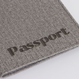 Обложка для паспорта, серая