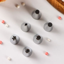 Набор насадок кондитерских Доляна, d=1 см, 6 шт., форма МИКС  фото 2