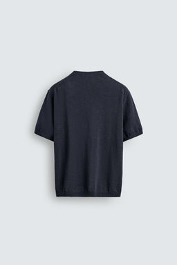 CAMISETA PUNTO REGULAR FIT / Marino
