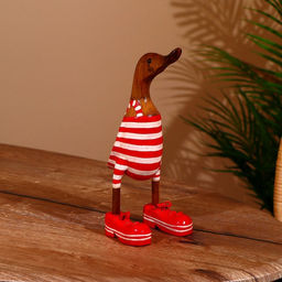 Сувенир «Утка в купальнике», 25 см, дерево