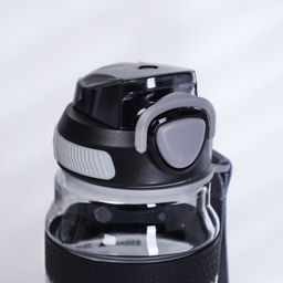 Бутылка для воды спортивная Woohooo H2O цвет Black + Gray 850 ml - Галеонтрейд фото 4