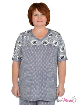Туника Модель №560 размеры 44-84 - Plusmoda фото 2
