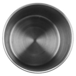 Банка для сыпучих продуктов из нержавеющей стали 1,8л, д12,5см, h17см, крышка пластмассовая с пароотводом, цветной корпус, синий, в коробке (Китай) - Домашняя мода фото 3