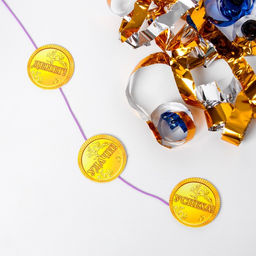 Цена за 12 шт. Хлопушка пневматическая Денежная, с сюрпризом, 30 см - Страна карнавалия фото 4