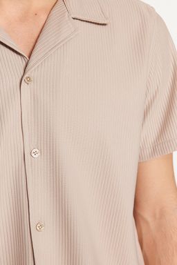TRENDYOL MAN Beyaz Regular Fit Apas Yaka Yazl?k Gomlek TMNSS23GO00105 - Trendyolmilla фото 5