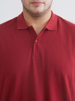 B?y?k Beden Polo Yaka Pike Erkek Ti??rt