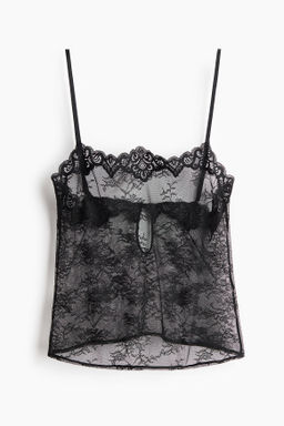 Top de encaje con tirantes espagueti - H&m фото 2