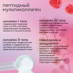 Мультиколлаген пептидный BERRY DREAMS с малиной Rexy 180г - Proteinrex фото 7