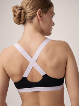 CONTE FLEXIBLE LBE 2236.1 Бюстье женское black-lavender - Conte elegant фото 2