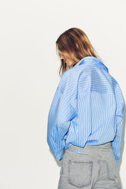 POPLIN SHIRT WITH BUTTONS - Zara фото 5