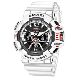 Часы наручные Smael электронные SM8065white