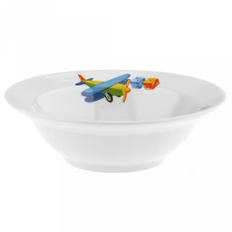 Миска фарфоровая "Любимые игрушки" д170мм, 300мл, h55мм (Россия)