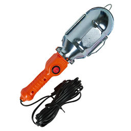UOL-C25A 60W/E27/5M IP20 ORANGE Светильник переносной под лампу Е27, шнур 5м, выкл. на корпусе. 220В. ТМ Uniel