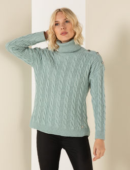 Mint Melanj Regular Fit Bal_k__ Yaka Kazak