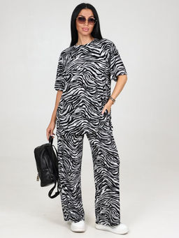 764 ЖЕНСКИЙ КОСТЮМ (брюки) (Зебра/серый)