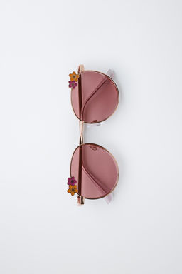 GAFAS DE SOL MET?LICAS HIBISCUS / oro rosa - Zara фото 4