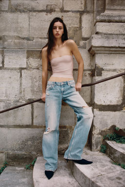 TOP BANDEAU / rosa claro