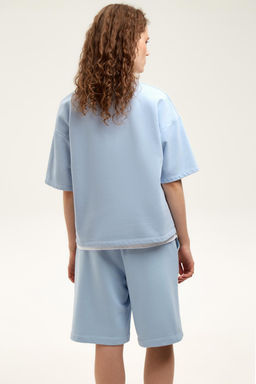 ЕВТ 3319/голубой кашемир джемпер жен